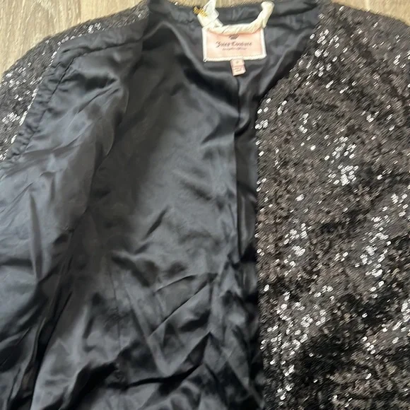 NWOT- WOMENs HOLIDAY / OCCASION SEQUIN BLAZER size S by Juicy Couture - Picture 3 of 8